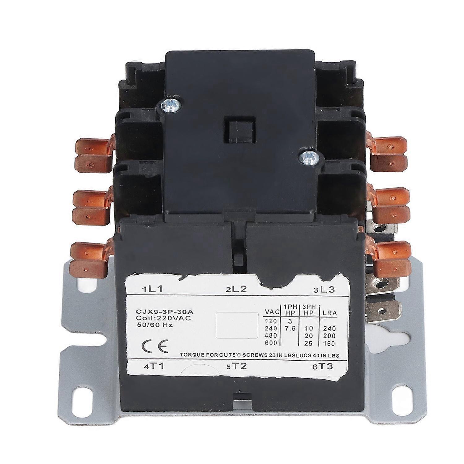 Hochleistungs-wechselstromschütz Pa66 Aus Wärmehärtendem Kunststoff Für Klimaanlagenkondensatoren, 220 V, 50/60 Hz