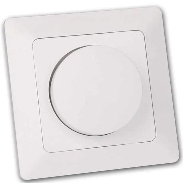 Milos Drehdimmer-schalter 22781, Up, 3...60 W, 250 V, Für Led-lampen, Weiß