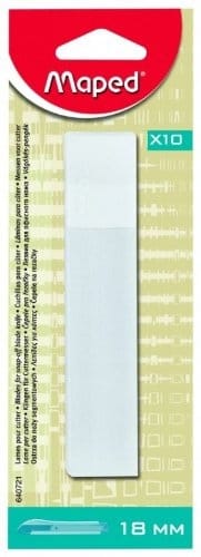 Klingen Maped Cutter Blades 18 Mm 10 Stück