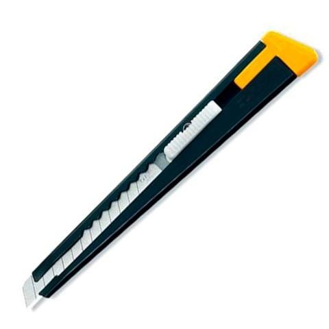 L'Outil Parfait - Cutter '180 Black' Mit Automatischer Verriegelung Und Metallgriff (inkl. 9mm Breiter Klinge)