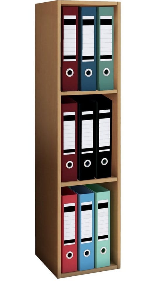 VCM Regal »Offas 3«, BxHxL: 29 x 107 x 34 cm, Holzwerkstoff - braun