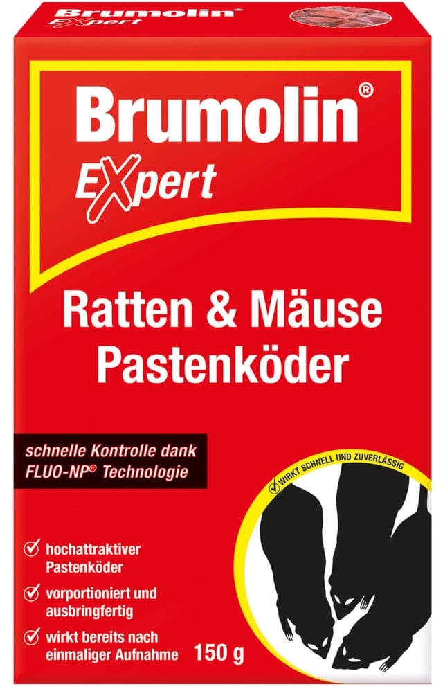 Brumolin Expert Ratten & Mäuse Pastenköder 150 g