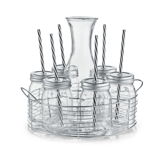 Zeller Glaskaraffe 32,5 x 27,7 x 28,5 cm