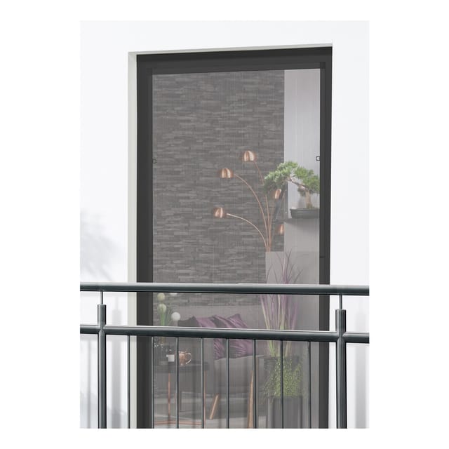 Fensterbausatz "COMPACT XL" 130x220 cm in Anthrazit