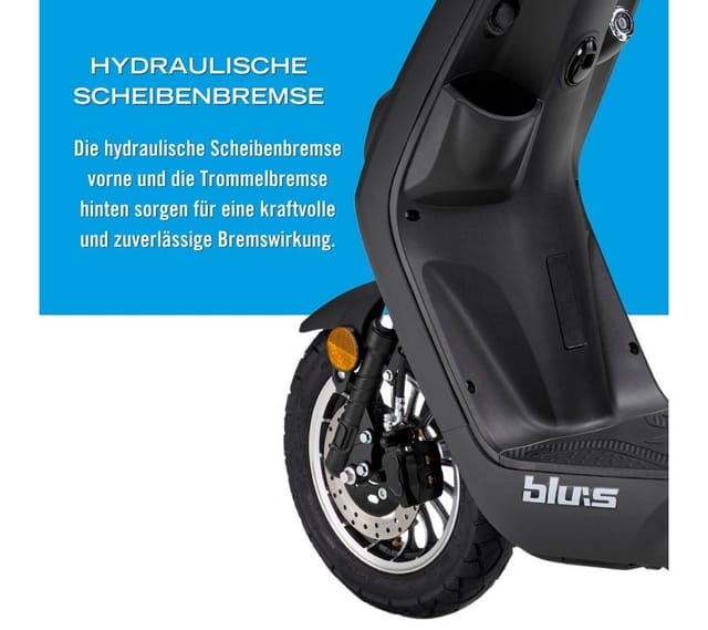 Blues E-Roller XT2000 25 km/h schwarz