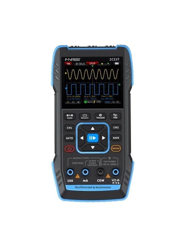 FNIRSI 2C53T 3-in-1 Portable Oscilloscope Multimeter Signal Generator