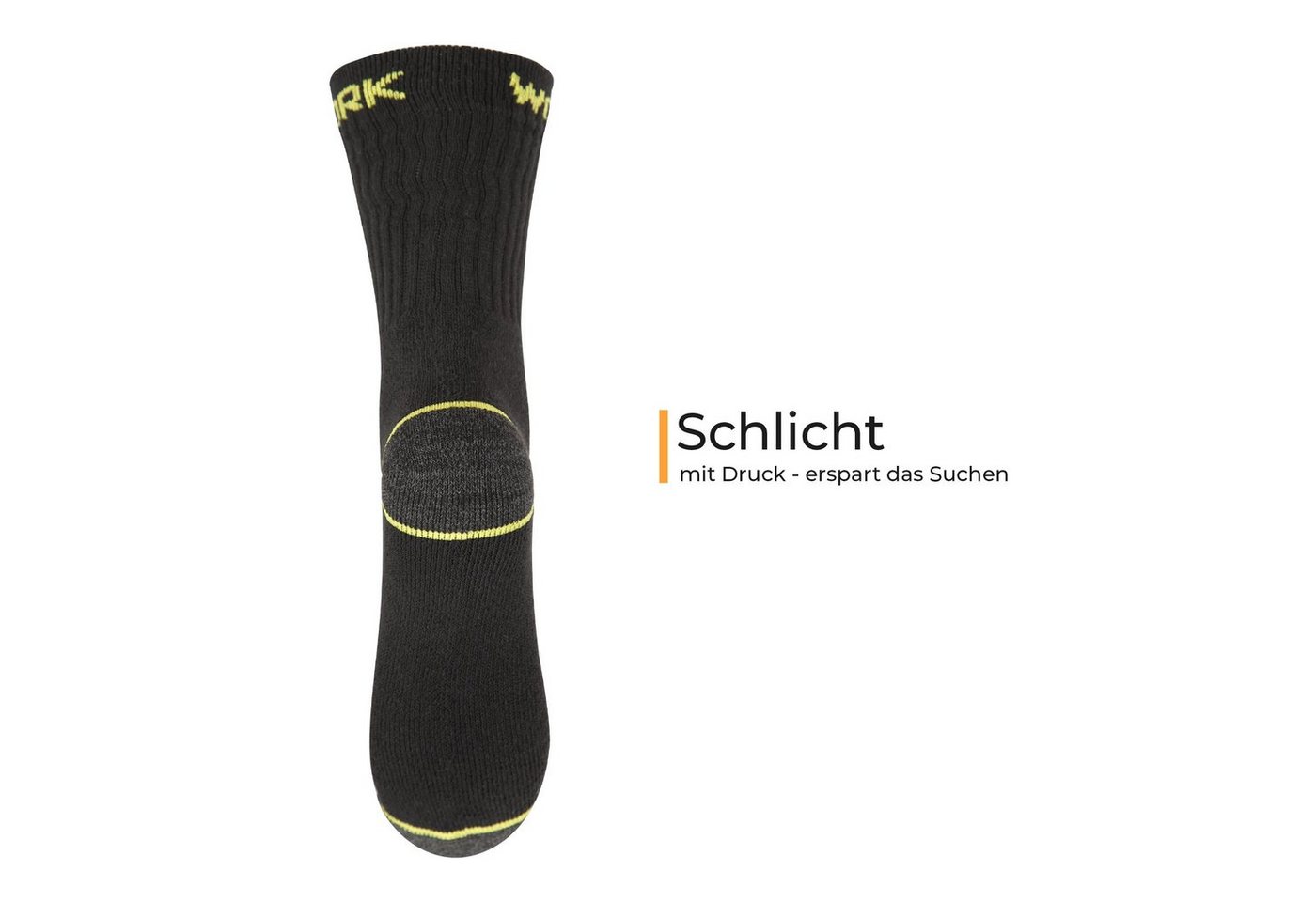 hemmy Fashion Arbeitssocken WORK Socken (5-20 Paar) (5-Paar) Herren Arbeits- und Outdoorsocken, Funktionssocken