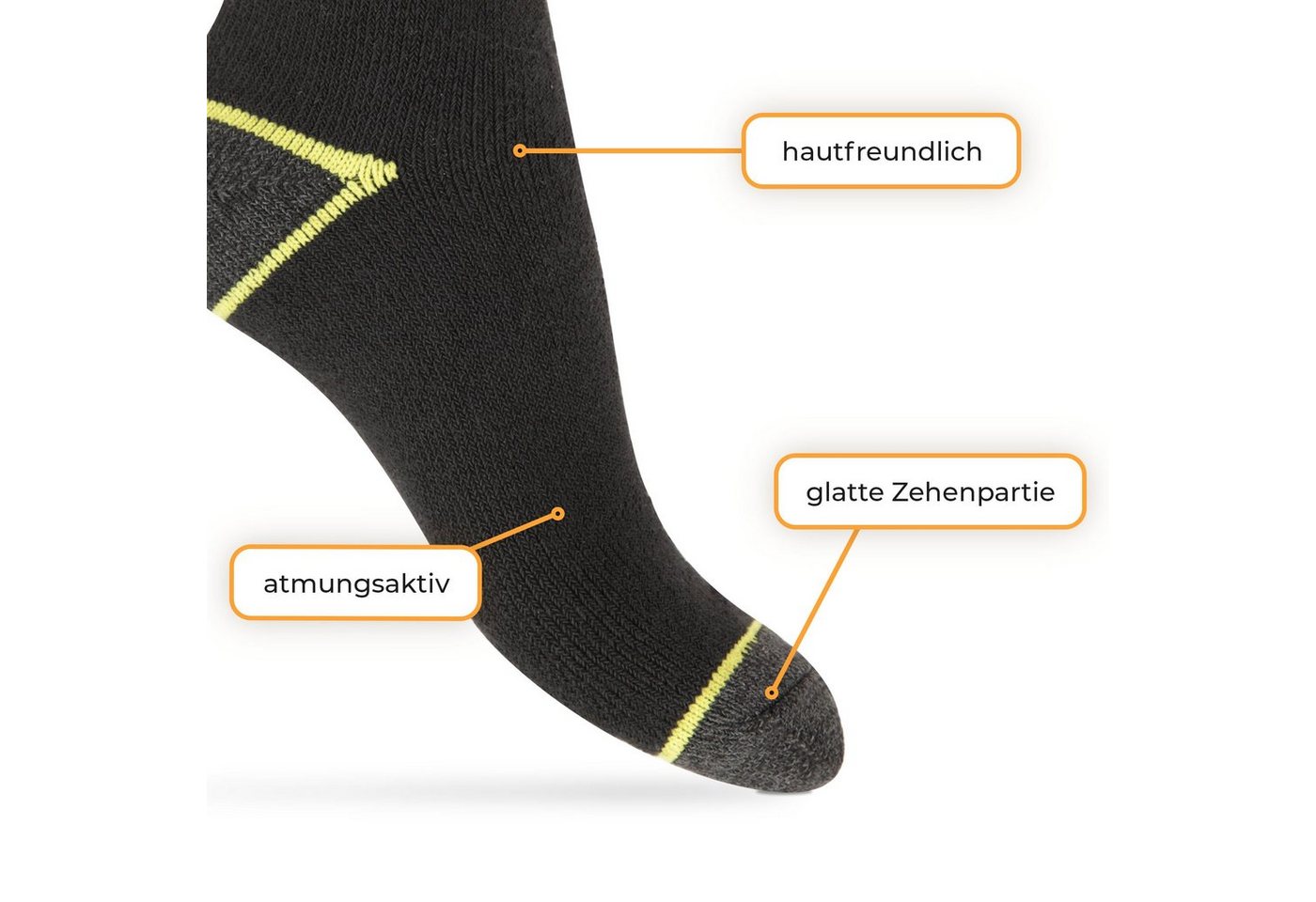 hemmy Fashion Arbeitssocken WORK Socken (5-20 Paar) (5-Paar) Herren Arbeits- und Outdoorsocken, Funktionssocken Bild 3