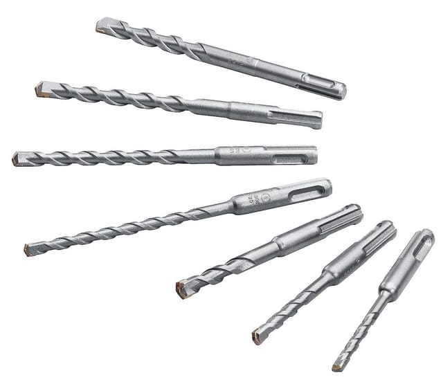 BOSCH Betonbohrer Bosch 7tlg. Set (5-12 mm) Hammerbohrer-Set SDS-plus