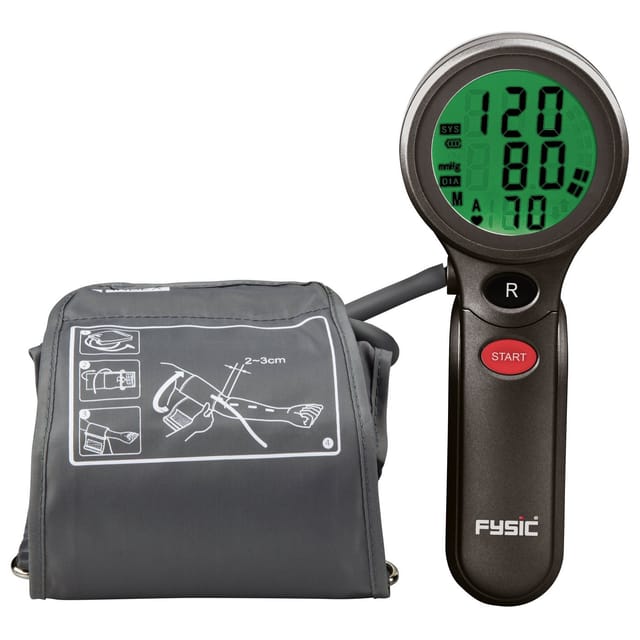 Fysic Blutdruckmessgerät FB-180, Großes Display, Speicher für 90 Messungen, einfaches Handling