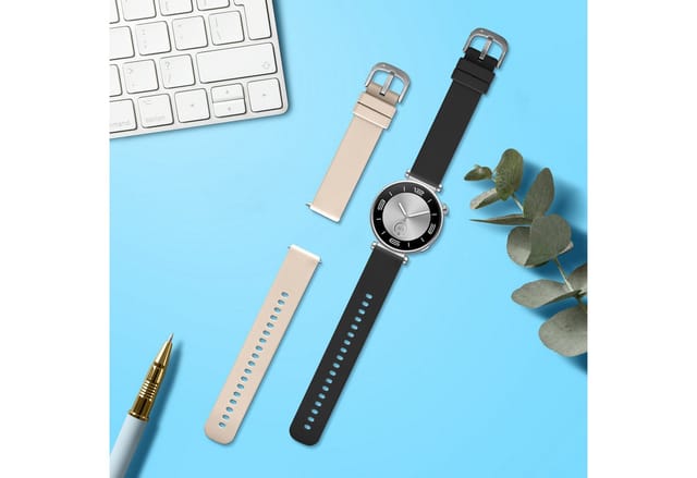 kwmobile 2x Uhrenarmband für Huawei Watch GT5 41mm / GT5 Pro 42mm / Watch GT4 Smartwatch, 2-tlg., Fitnesstracker Band Set aus TPU Silikon - Ersatzarmband Smartwatch