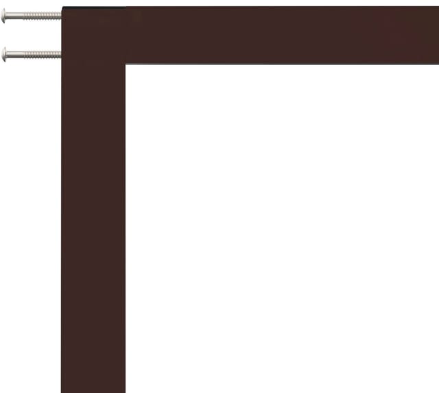 Fensterbausatz "MASTER SLIM" 100x120 cm in Braun