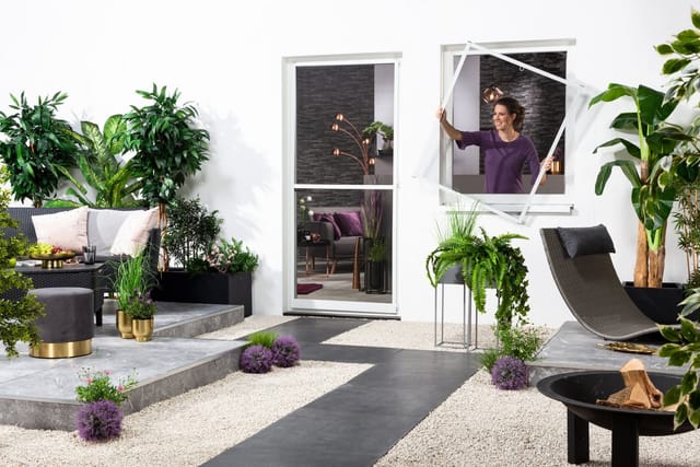 Fensterbausatz "MASTER SLIM" 100x120 cm in Weiß