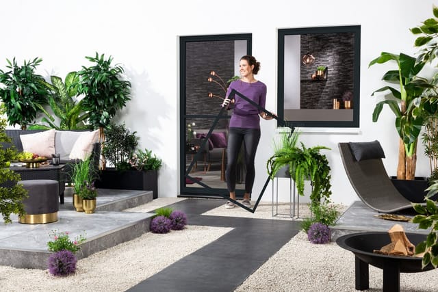 Fensterbausatz "MASTER SLIM" 130x150 cm in Anthrazit