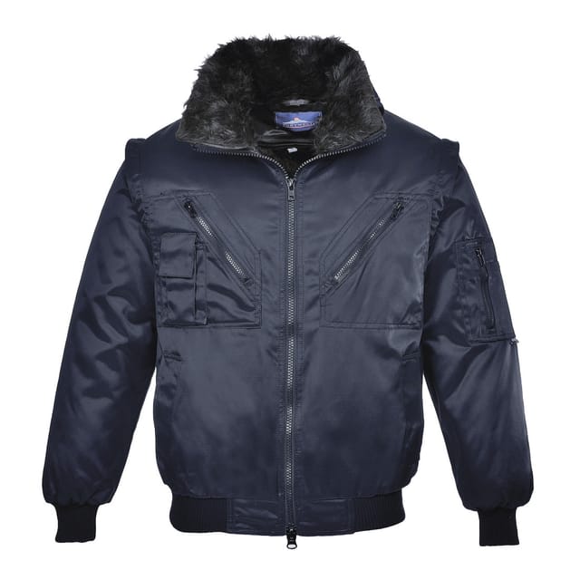 Pilotjacke Farbe: Marine Größe Xxxl - Portwest