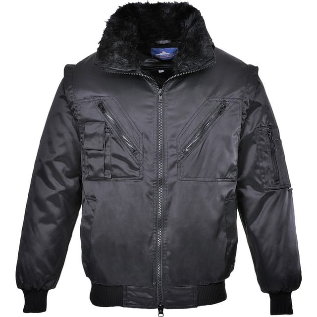 Pilotjacke Farbe: Schwarz Größe L - Portwest