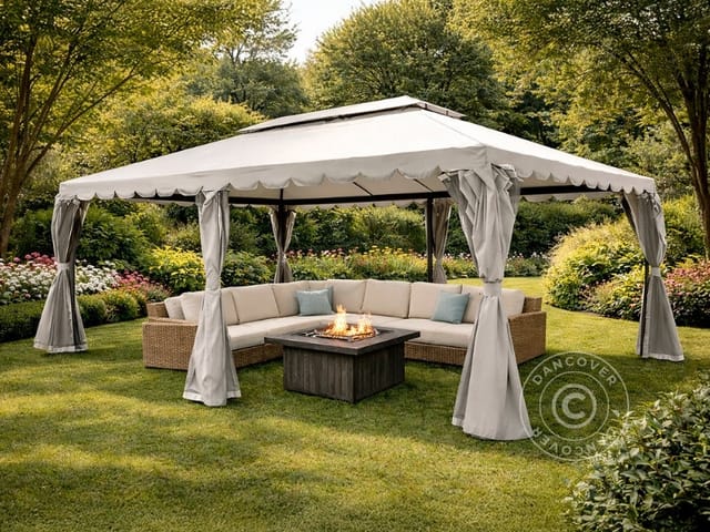 Pavillon Osiris 4x6m, Sand - Dancover
