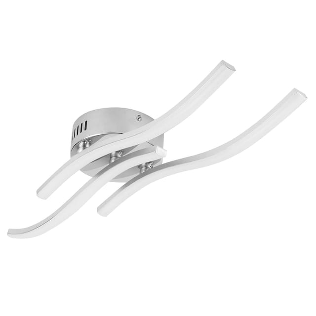 Langlebige Deckenleuchte – Eisen + Aluminium + Silikon – Gewellte Led-arme – Hohe Helligkeit – Geringe Lichtabsorption – Wohnzimmer – Unverzichtbar Für Zuhause