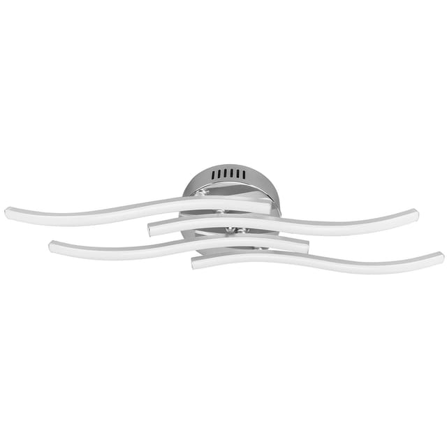 Wellenförmige Led-deckenleuchte – 140 Leds – Eisen + Aluminium + Silikon – Modern – 85–265 V – Wohn-/schlafzimmerdekoration