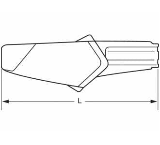 Bahco Ersatzklingen 18 Mm Im Spender, 5 Pack
