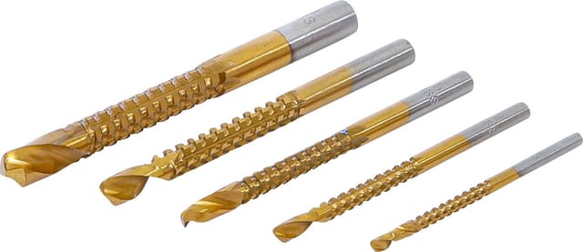 Bohrer Bgs-do-it-yourself Hss Drill Bit Set Hss Stahl 5 Stück