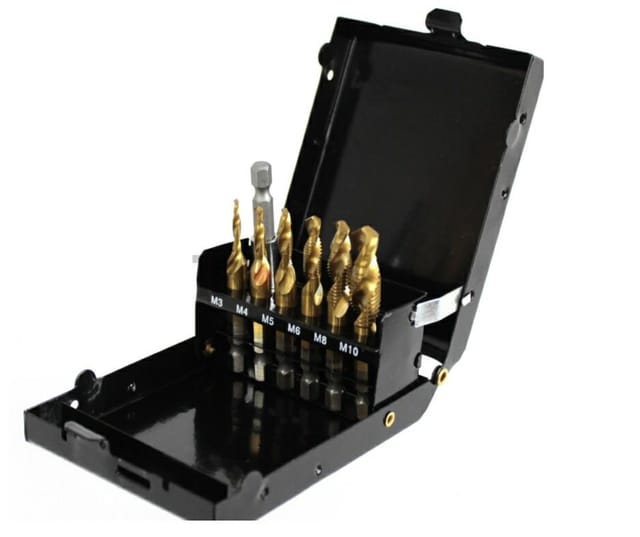 Gewindebohrer Silver Thread Drill Bit Set Hss Stahl Titan