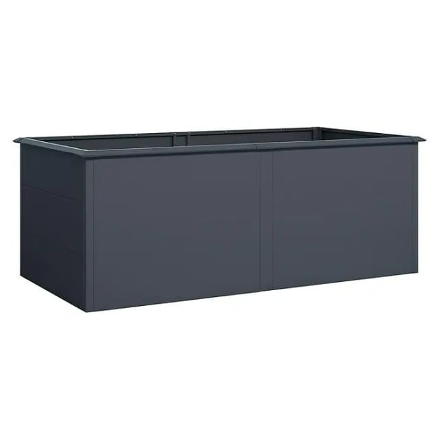 KGT Hochbeet UrbanGrow XL (199 x 99 x 78 cm, Metall, Anthrazit-grau)