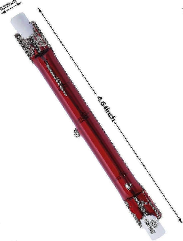 500w Ruby R7 Halogen-heizlampe Für Heatmaster Sonnenschirm - 4er-pack Edition 0620