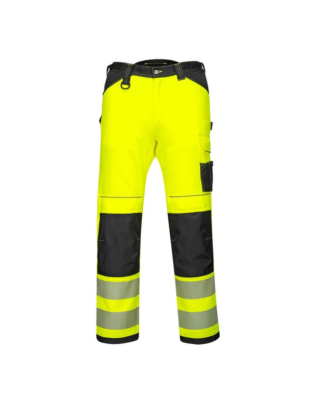 Arbeitshose Pw3 Hi-vis Farbe: Gelb/schwarz Größe 60/62 - Portwest