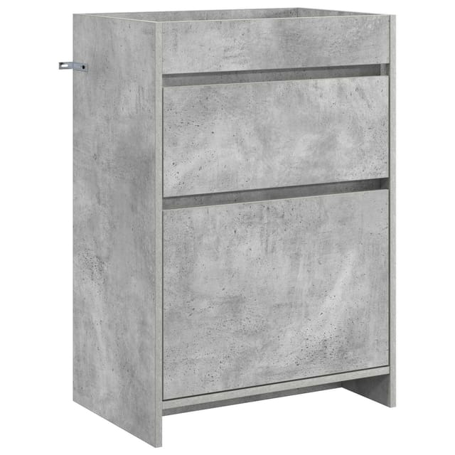 Vidaxl Bathroom Under Sink Cabinet Concrete Grey 56 X 37.5 X 81 Cm