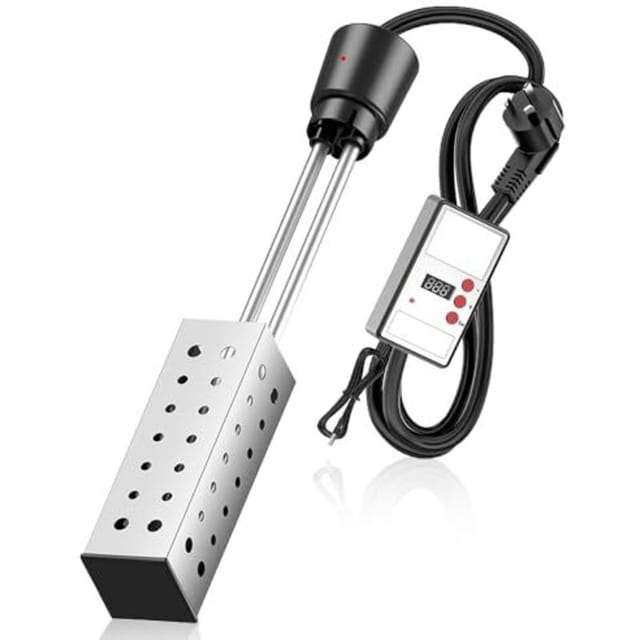Tragbarer 2500-w-poolheizer Für Aufstellpools Mit Digitalem Lcd-thermometer Und Thermostat