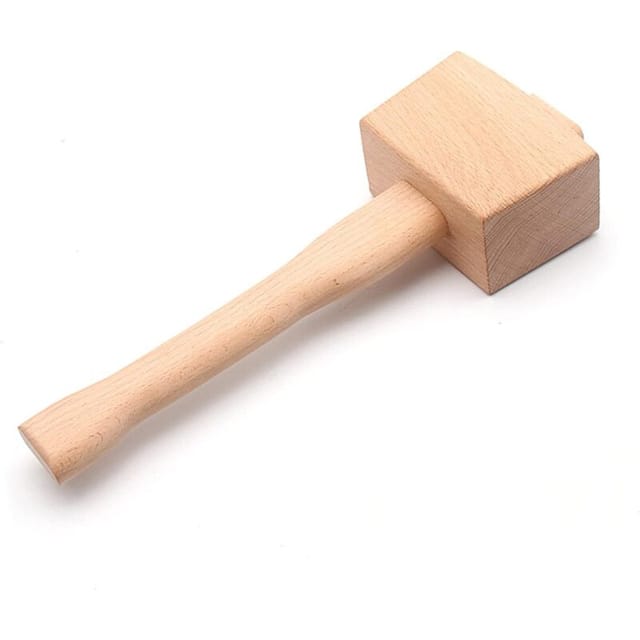 Zimmermannshammer Aus Holz, Hammerstiel, Buche, Zimmermannswerkzeug, Schräger Schlag Für Heimwerkerarbeiten, 245 Mm