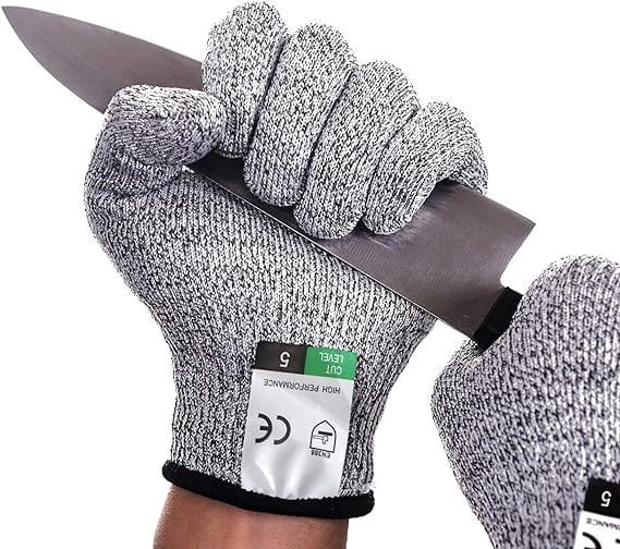 Schnittschutzhandschuh, Arbeitshandschuhe, Schutzstufe 5 Und Zertifizierte Gartenhandschuhe, Schnittfeste Handschuhe Zum Absplittern (l)