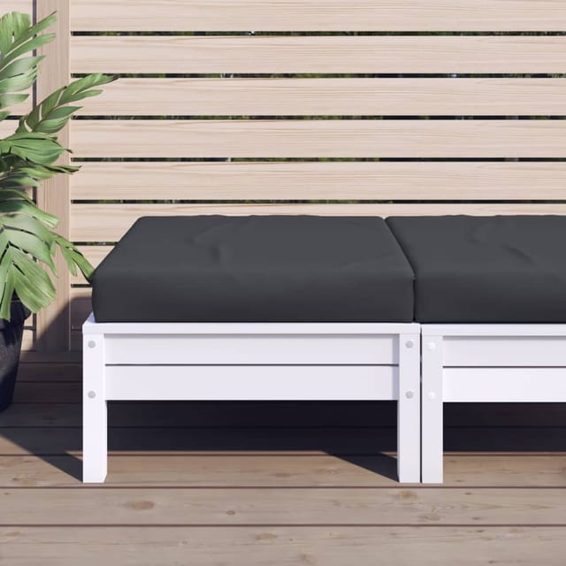 vidaXL Palettenkissen Schwarz 60x60x6 cm Oxford-Gewebe 315083