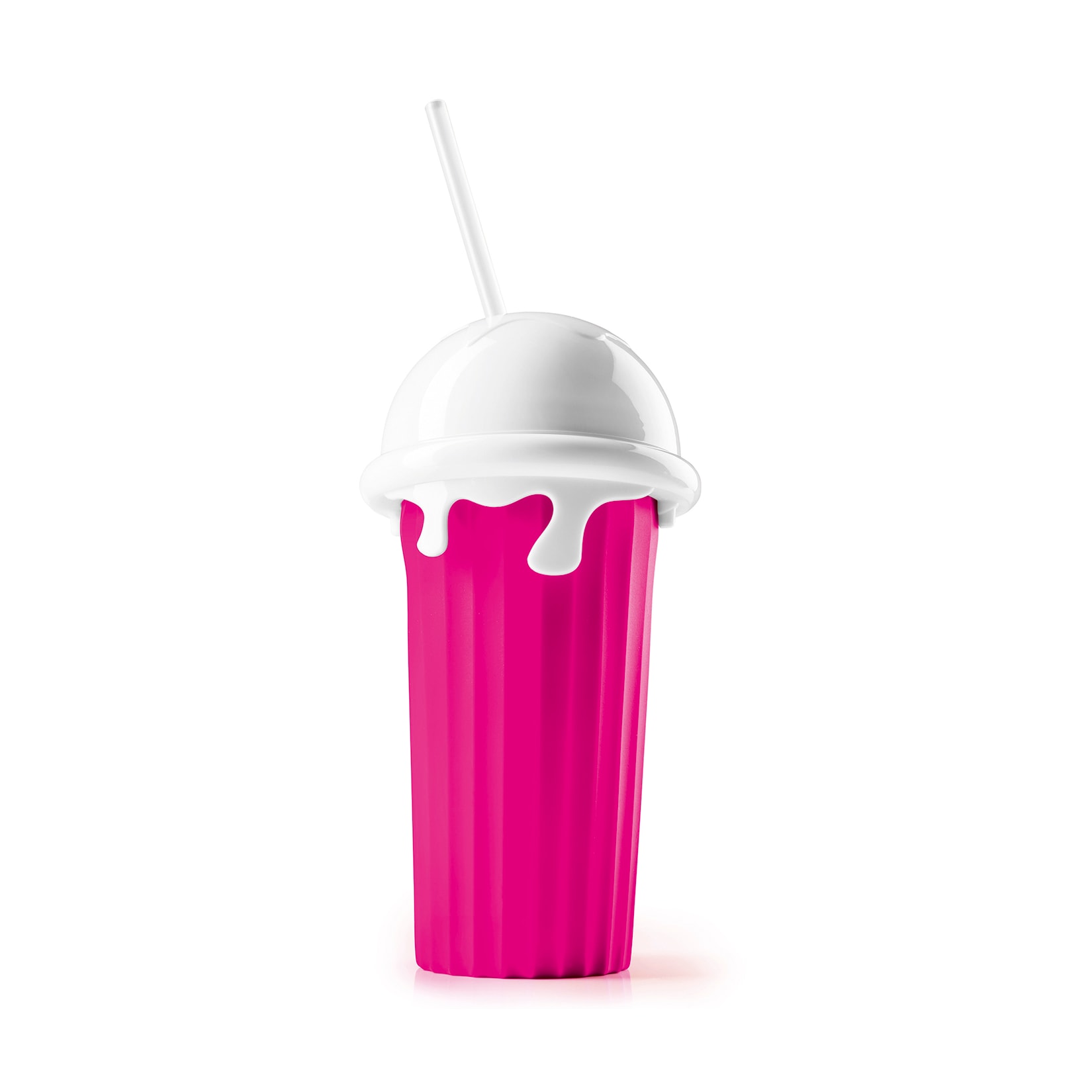 GOURMETmaxx Slushy Ice Maker 330ml rosa/weiß