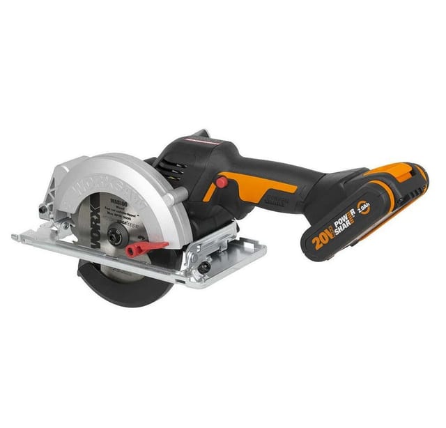 Worx Handkreissäge Worx Akku-Handkreissäge WX531 mit Akku, Ladegerät, Koffer und 3 Säg