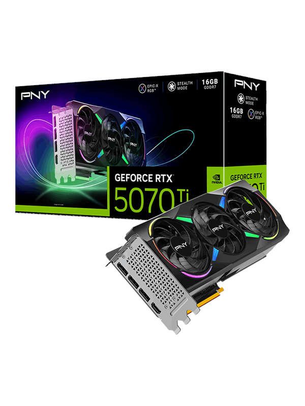 PNY GeForce RTX 5070 Ti ARGB EPIC-X RGB Grafikkarte