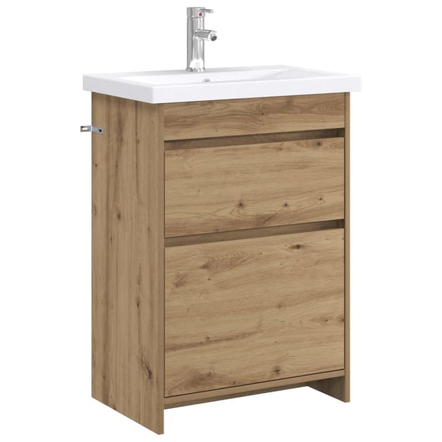 Badezimmermöbel-set Artisan-eiche 61 X 40 X 84,5 Cm Vidaxl
