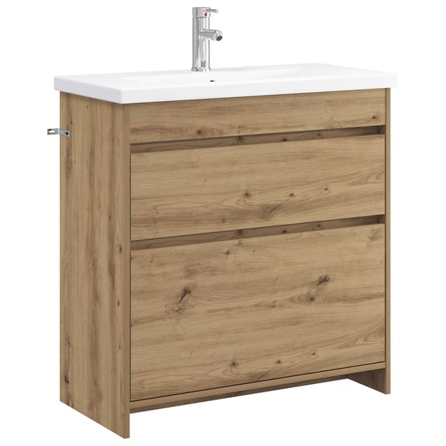 Badezimmermöbel-set Artisan-eiche 81 X 40 X 84,5 Cm Vidaxl