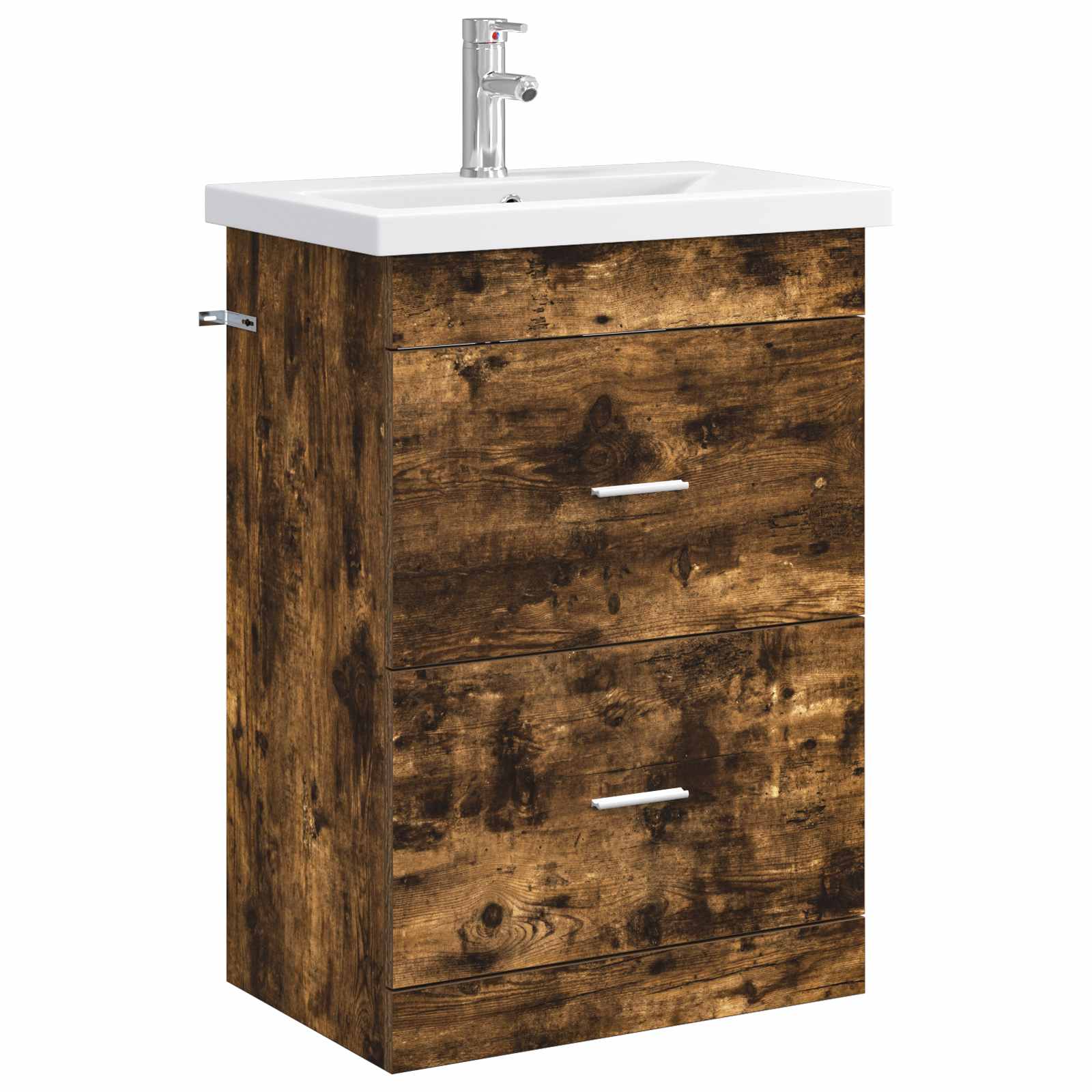 Badezimmermöbel-set Geräucherte Eiche 61 X 40 X 84,5 Cm Vidaxl
