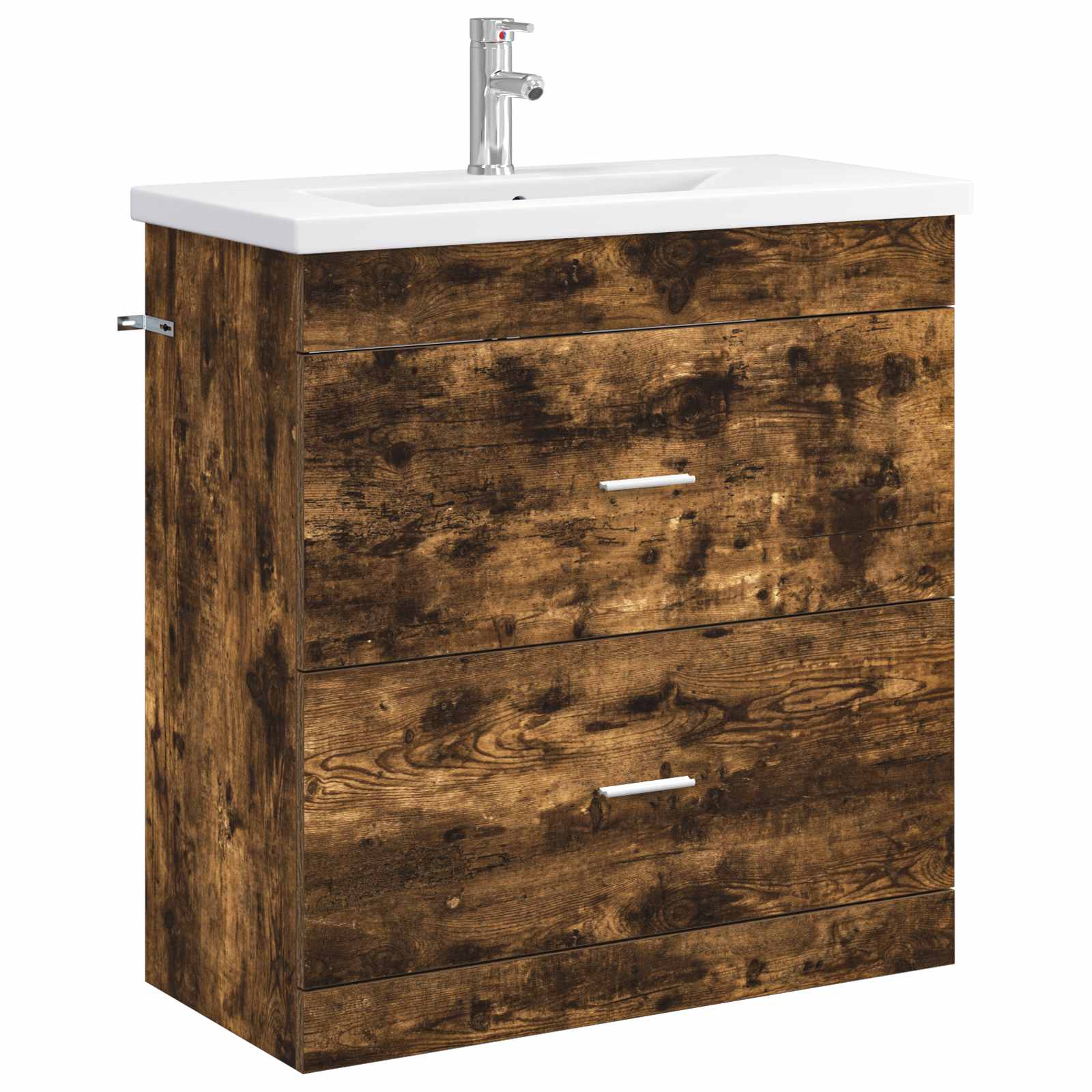 Badezimmermöbel-set Geräucherte Eiche 81 X 40 X 84,5 Cm Vidaxl