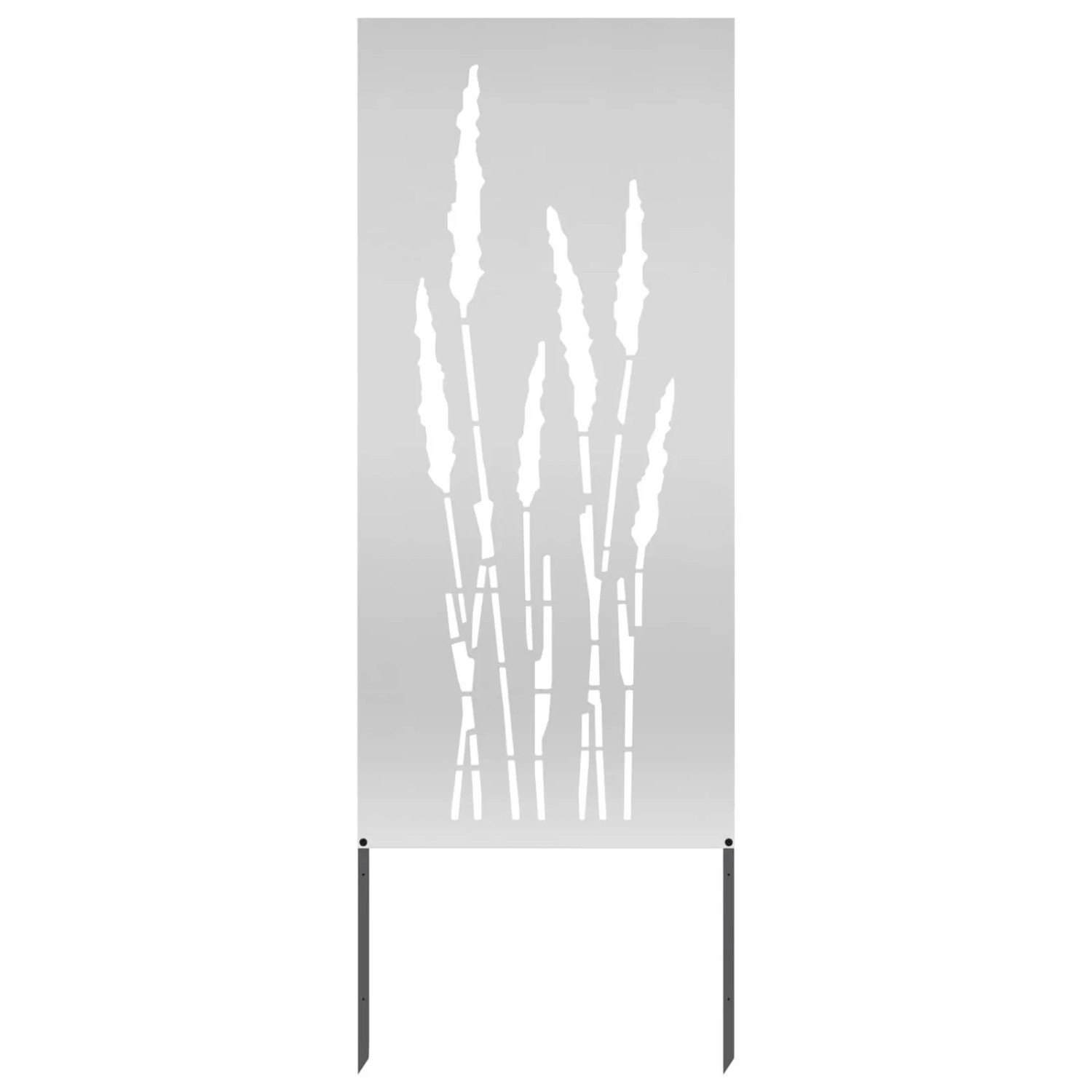 Garten Sichtschutz-leinwand Silber 50 X 140 Cm Verzinkter Stahl Vidaxl