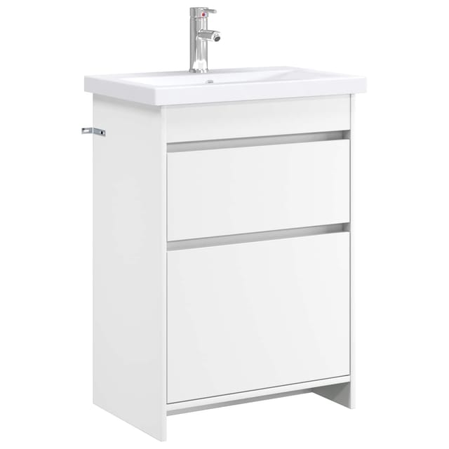 Badezimmermöbel-set Weiß 61 X 40 X 84,5 Cm Holzwerkstoff Vidaxl