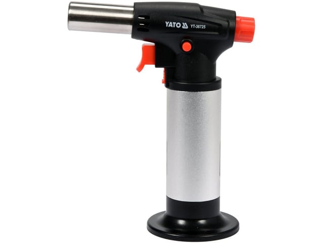 Mini Gasbrenner Lötbrenner Bunsenbrenner Lötlampe Piezozündung 1300°c Butan Gas