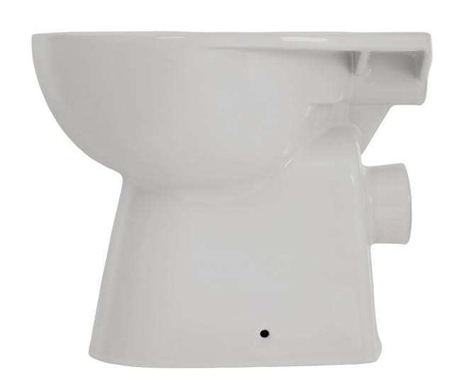 Calmwaters Stand Wc Spülrandlos In Manhattan-grau, Tiefspüler Abgang Waagerecht, Hygienische Toilette Ohne Spülrand, Bodenstehendes Wc Aus Sanitärkeramik In Grau, 39 Cm Höhe, 07ab6144