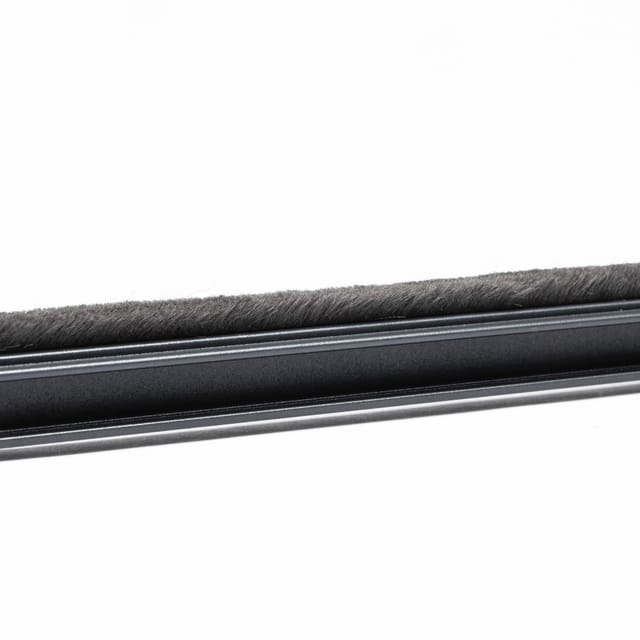 Telluria Zugluft Bürstenprofil inkl. Mitnehmer für Glasschiebewand Lounge Small schwarz