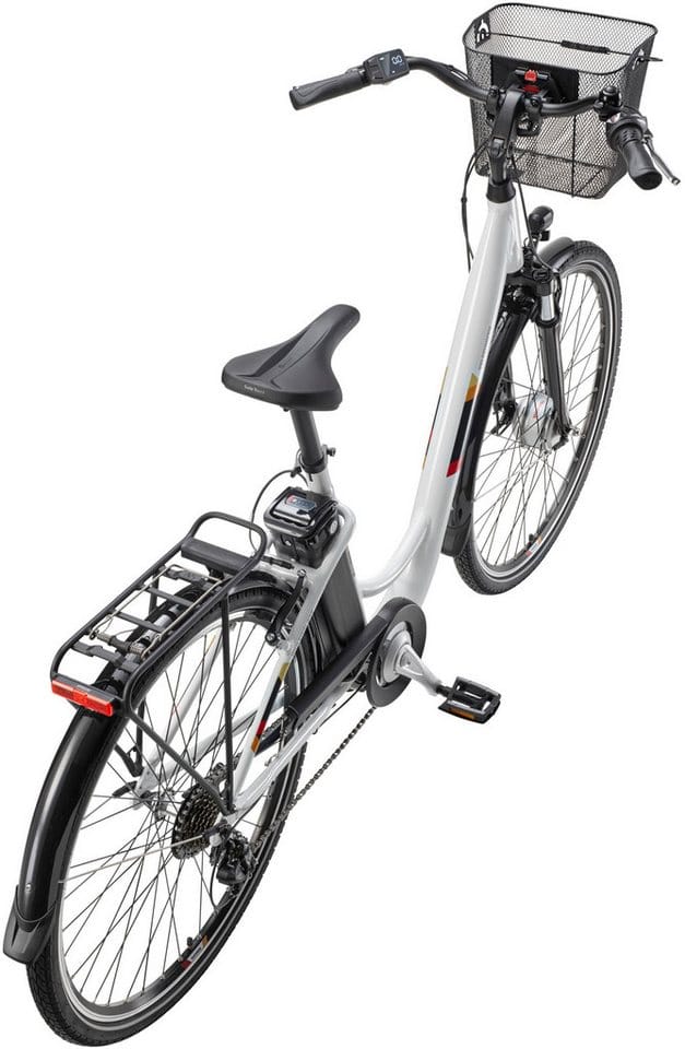 Telefunken City E-Bike 28 Zoll 7-Gang Kettenschaltung Frontmotor 250 W 374,4 Wh Akku RC822