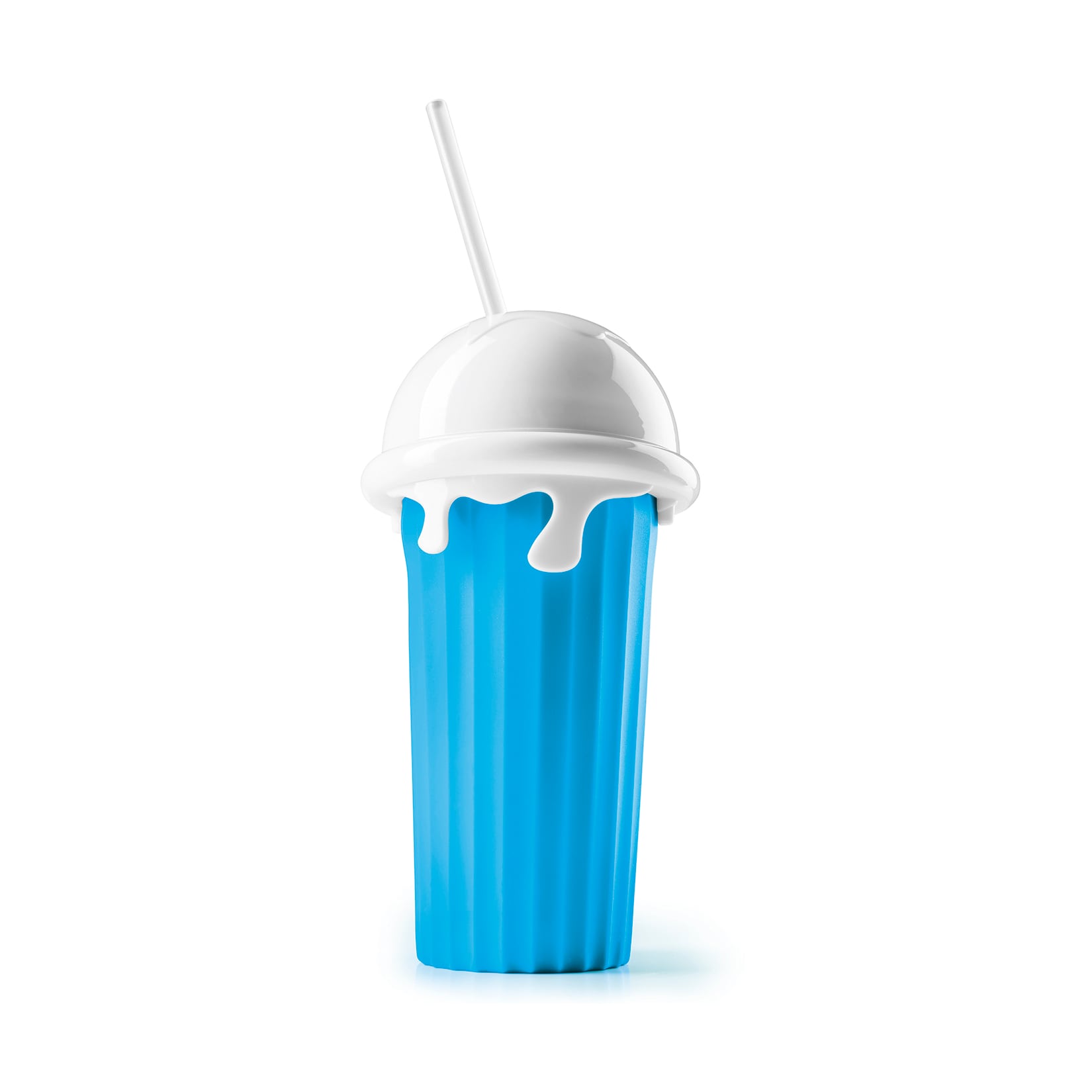 GOURMETmaxx Slushy Ice Maker 330ml blau/weiß