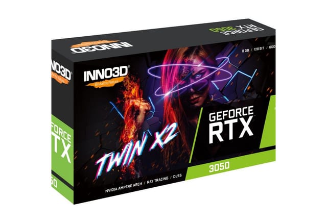 Inno3D GeForce RTX 3050 Twin X2 Grafikkarte