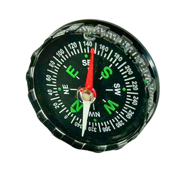 RACEL Kompass Kompass Mini Taschenkompass 4,5 cm Outdoor Wandern Navigation, Kompakt & zuverlässig